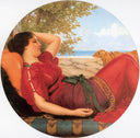 In Realms of Fancy by John William Godward — male oil painting wall art, Neoclassicism