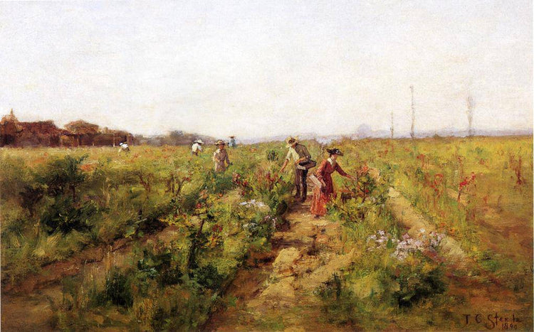 In the Berry Field - T. C. Steele