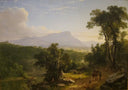 in the Catskills by Asher Brown Durand — hand-painted botanical oil painting reproduction on canvas
