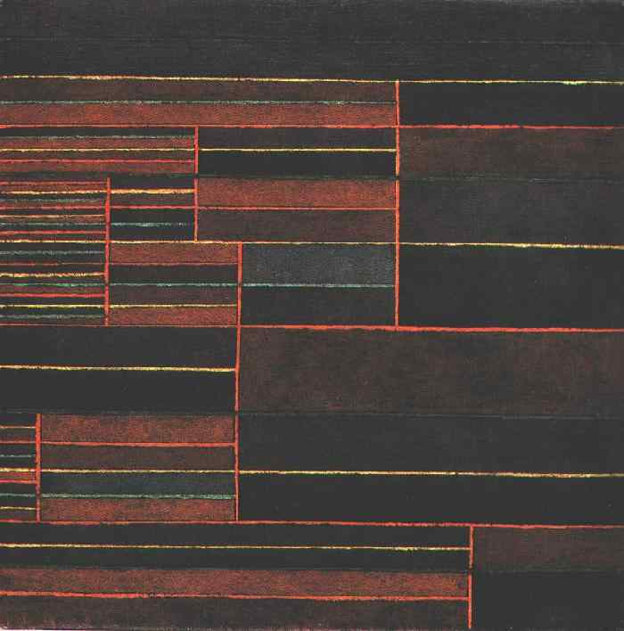 In the Current Six Thresholds by Paul Klee — hand-painted abstract oil painting reproduction on canvas