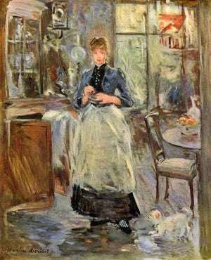 In the Dining Room - Berthe Morisot