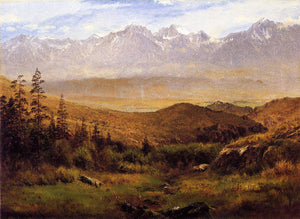 In the Foothills of the Mountains - Albert Bierstadt