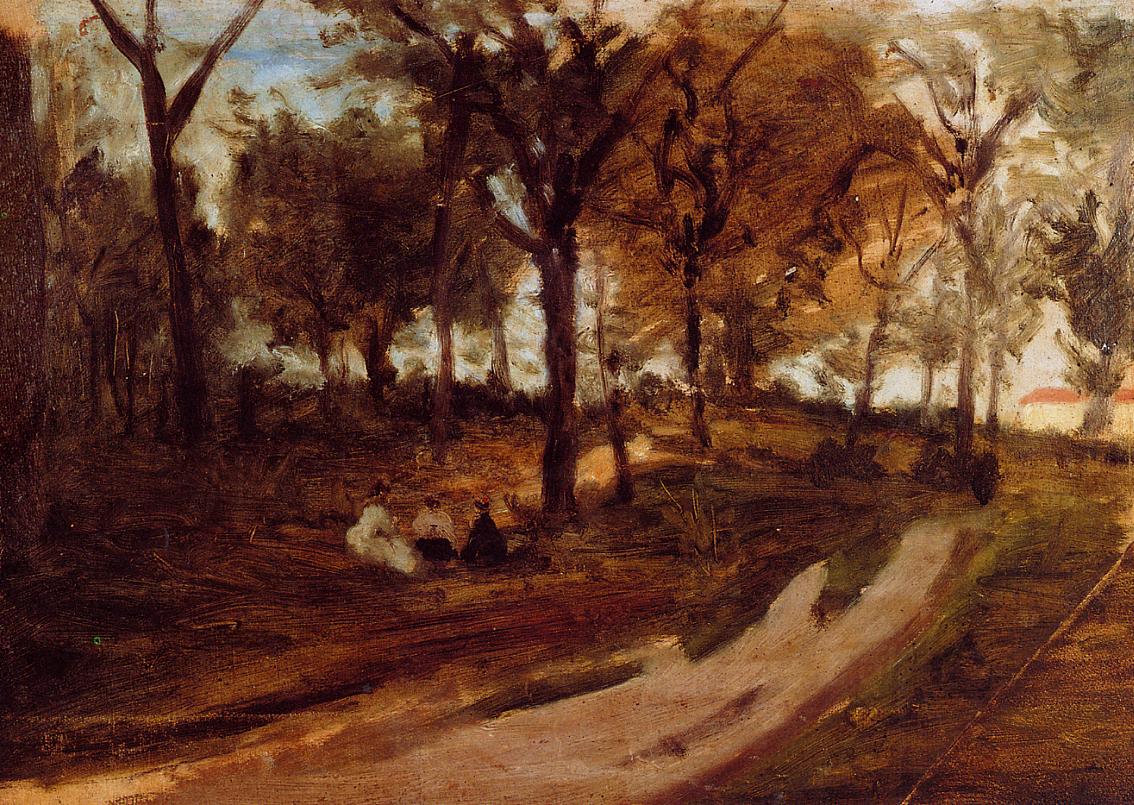 In the forest Saint Cloud - Paul Gauguin