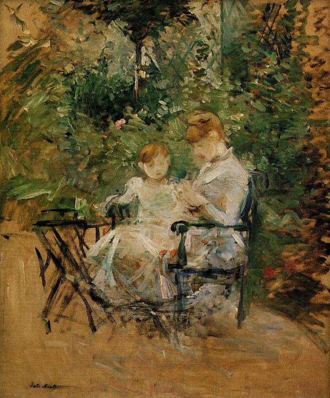 In the Garden - Berthe Morisot