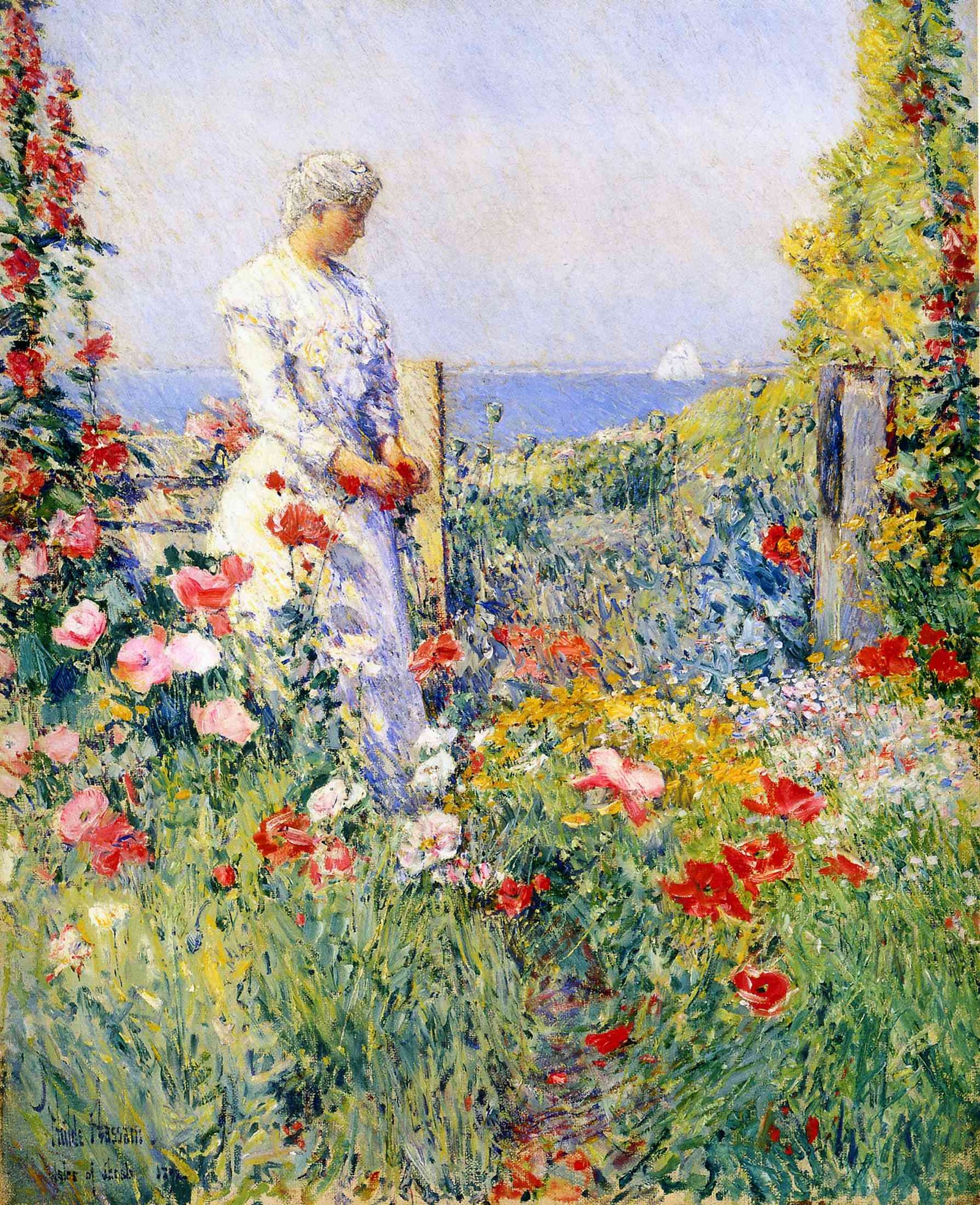 In the Garden (Celia Thaxter in Her Garden)