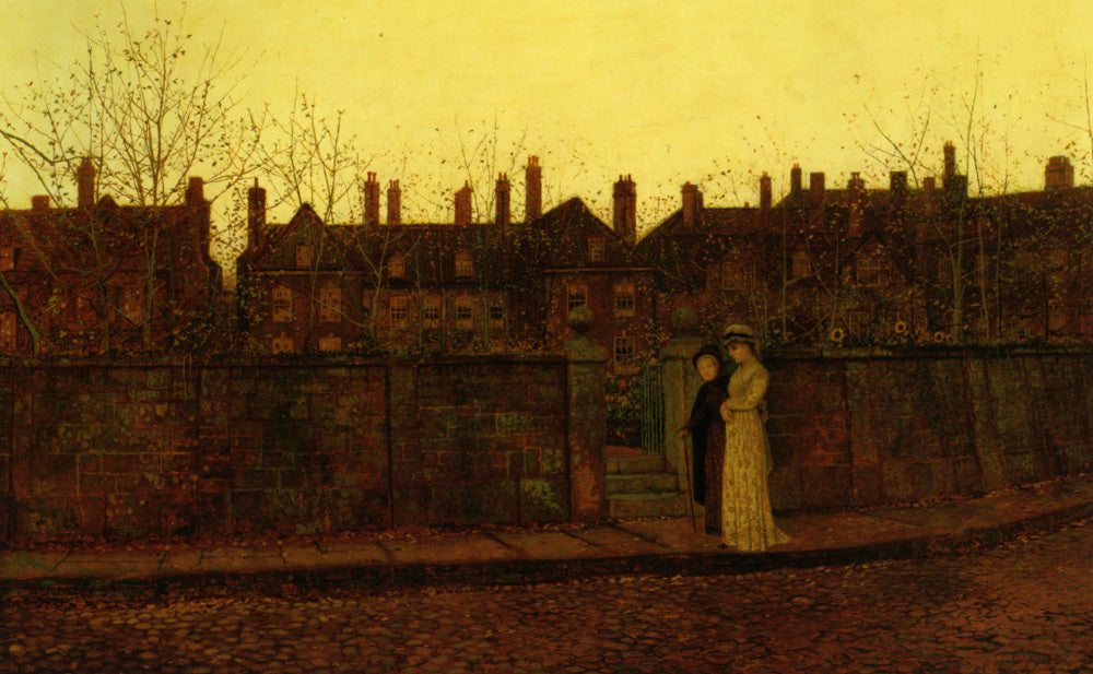 In the Golden Gloaming - John Atkinson Grimshaw