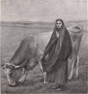 In the meadow by Pascal Dagnan-Bouveret — hand-painted portrait oil painting reproduction on canvas