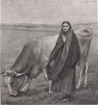 In the meadow by Pascal Dagnan-Bouveret — hand-painted portrait oil painting reproduction on canvas