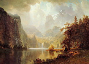 In the Mountains - Albert Bierstadt