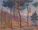 In the Mountains by Gustave Loiseau — hand-painted botanical oil painting reproduction on canvas