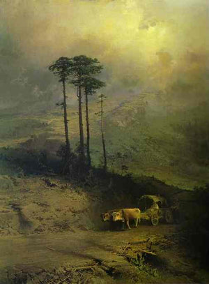 In the Mountains of the Crimea - Fyodor Vasilyev