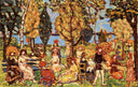 In the Park (also known as The Promenade) by Maurice Prendergast — religious oil painting wall art, Post Impressionism