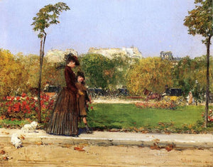 In the Park, Paris - William Merritt Chase