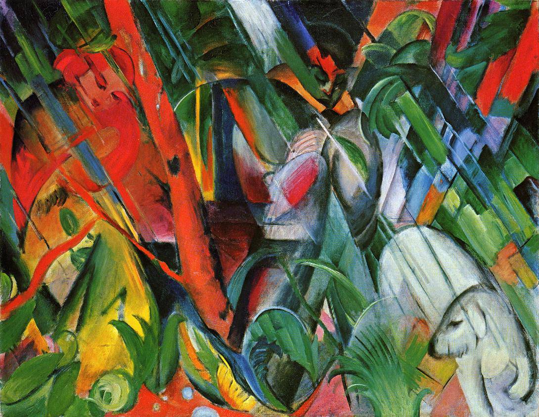 In the Rain - Franz Marc