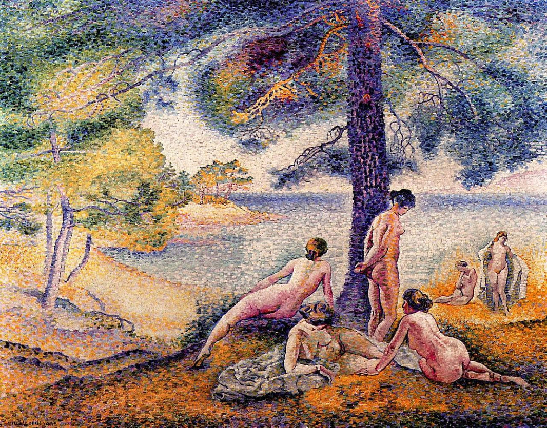In the Shade by Henri-Edmond Cross — hand-painted abstract oil painting reproduction on canvas