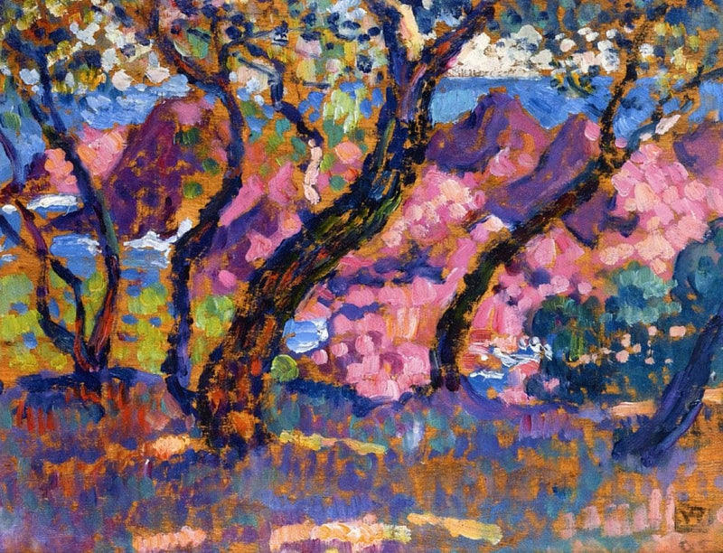 In the Shade of the Pines (study) on gallery wrap