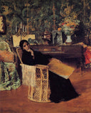 In the Studio by William Merritt Chase — hand-painted eco oil painting reproduction on canvas