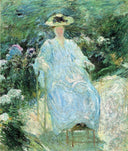 In the Sunlight by John Henry Twachtman — male oil painting wall art, Impressionism