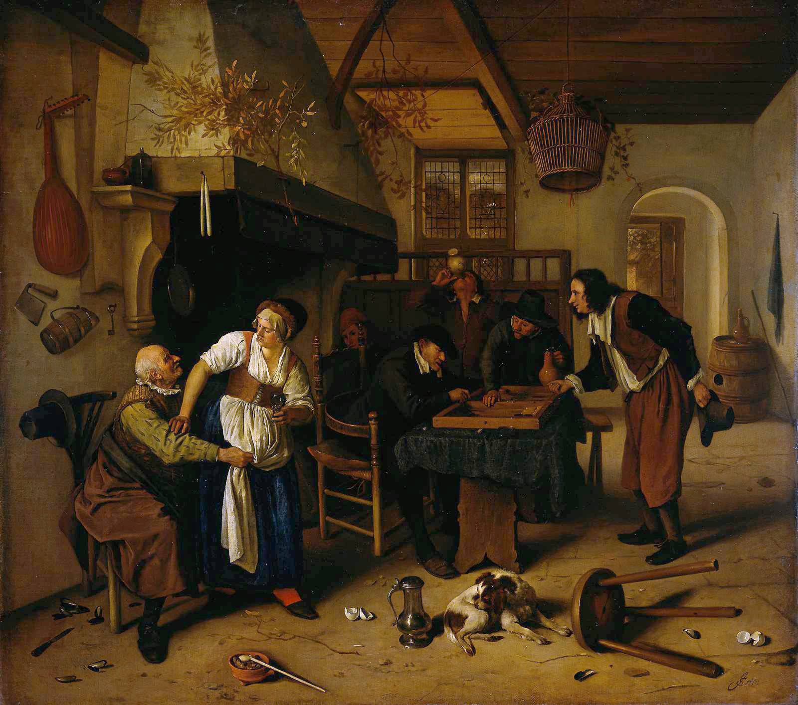 In the Tavern - Jan Steen