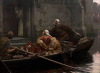 In Time of Peril by Edmund Blair Leighton — hand-painted cultural oil painting reproduction on canvas