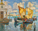 In Venice by Konstantin Gorbatov — hand-painted cultural oil painting reproduction on canvas