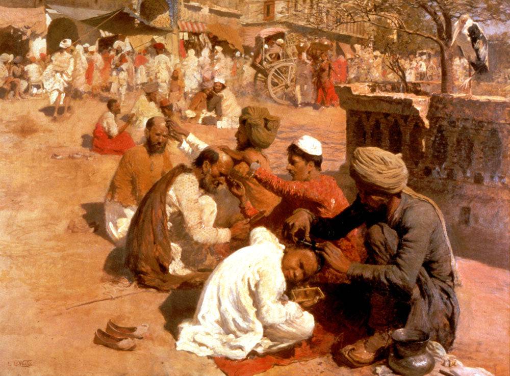 Indian Barbers Saharanpore - Edwin Lord Weeks