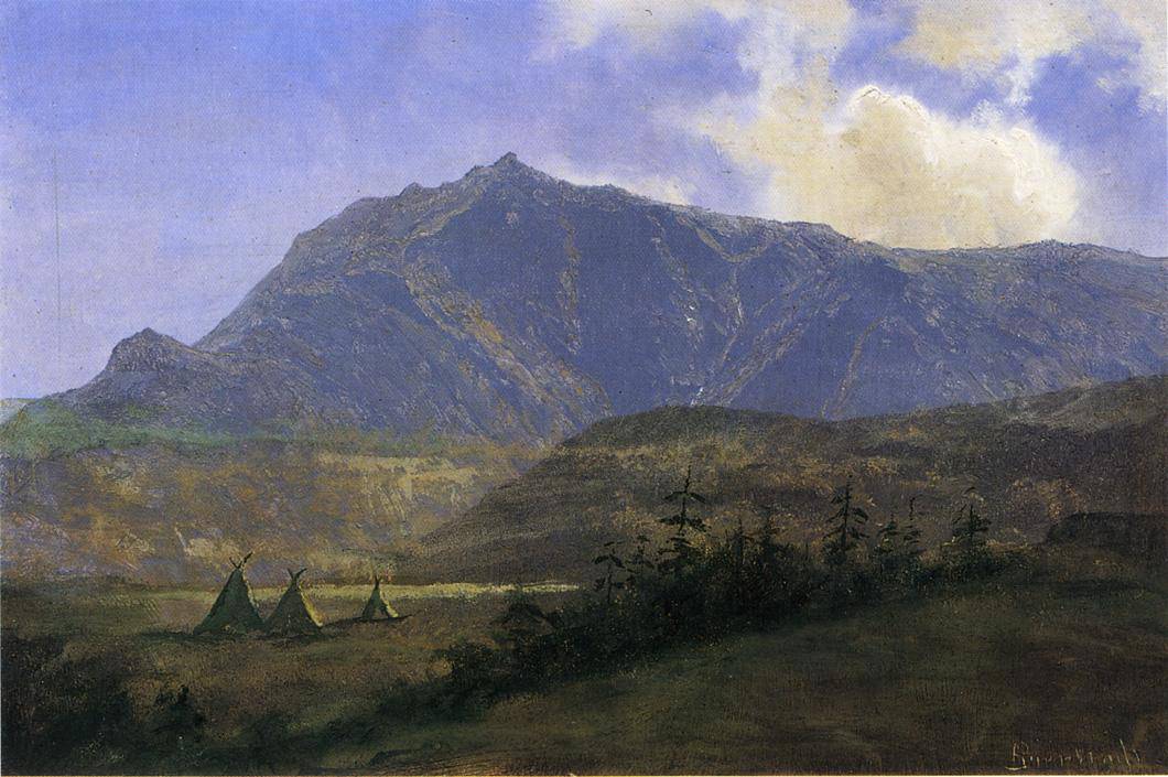 Indian Encampment - Albert Bierstadt