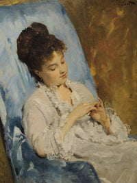 Indifference by Victor Gabriel Gilbert — hand-painted portrait oil painting reproduction on canvas
