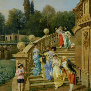 Count Borromeos country house on Isola Betta opposite of Stresa on Lake Maggiore