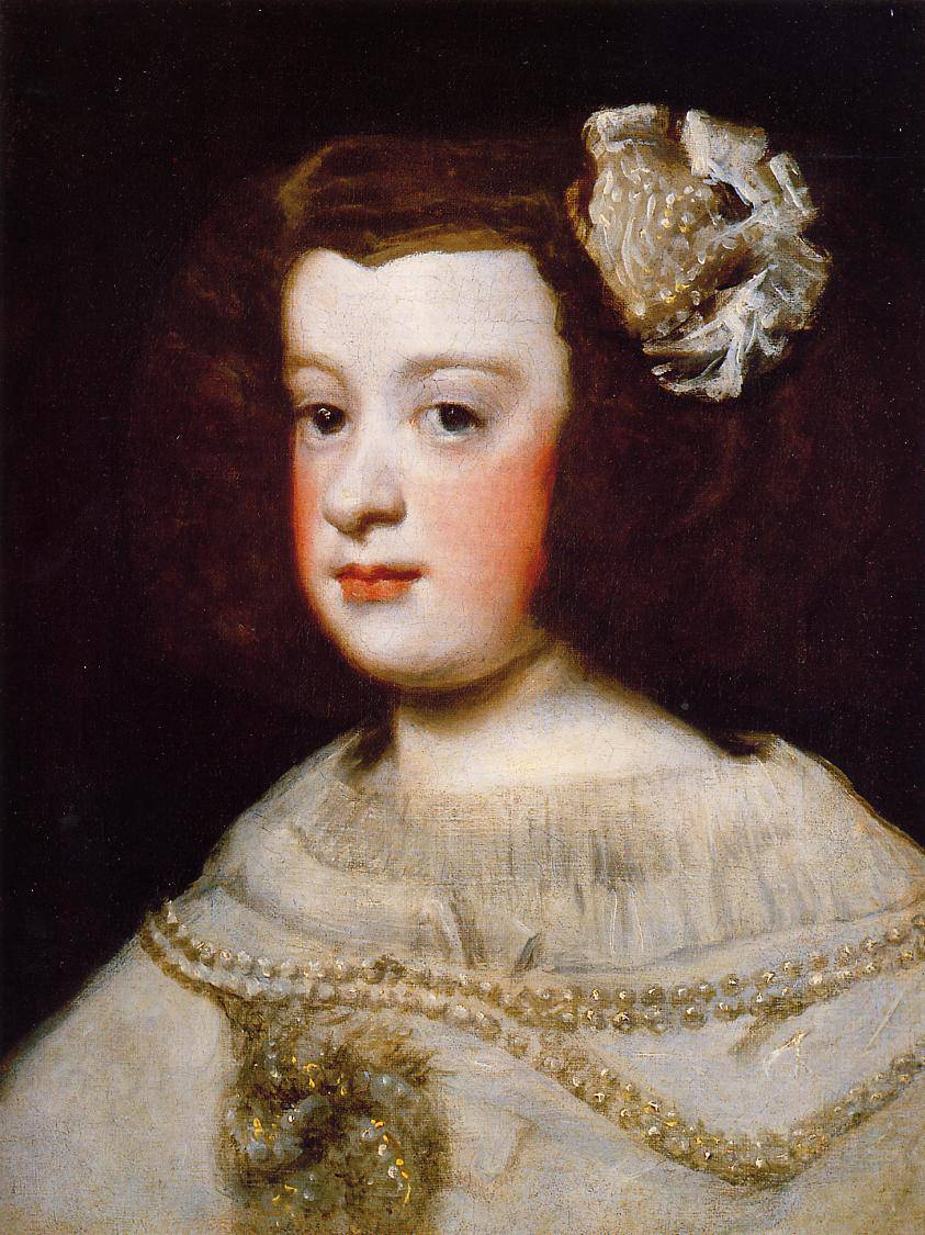 Infanta Maria Teresa by Diego Velazquez — hand-painted portrait oil painting reproduction on canvas
