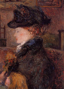 Ingeborg Thaulow by Paul Gauguin — male oil painting wall art, Impressionism