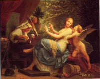 Innocence Seduced by Love by Henri-Pierre Picou — hand-painted cultural oil painting reproduction on canvas