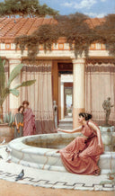 Innocent Amusements by John William Godward — male oil painting wall art, Neoclassicism