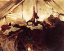 Inside a Tent in the Canadian Rockies by John Singer Sargent — hand-painted abstract oil painting reproduction on canvas