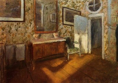 Interior at Menil-Hubert in study