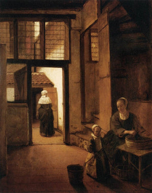 Interior of a Dutch House - Pieter de Hooch