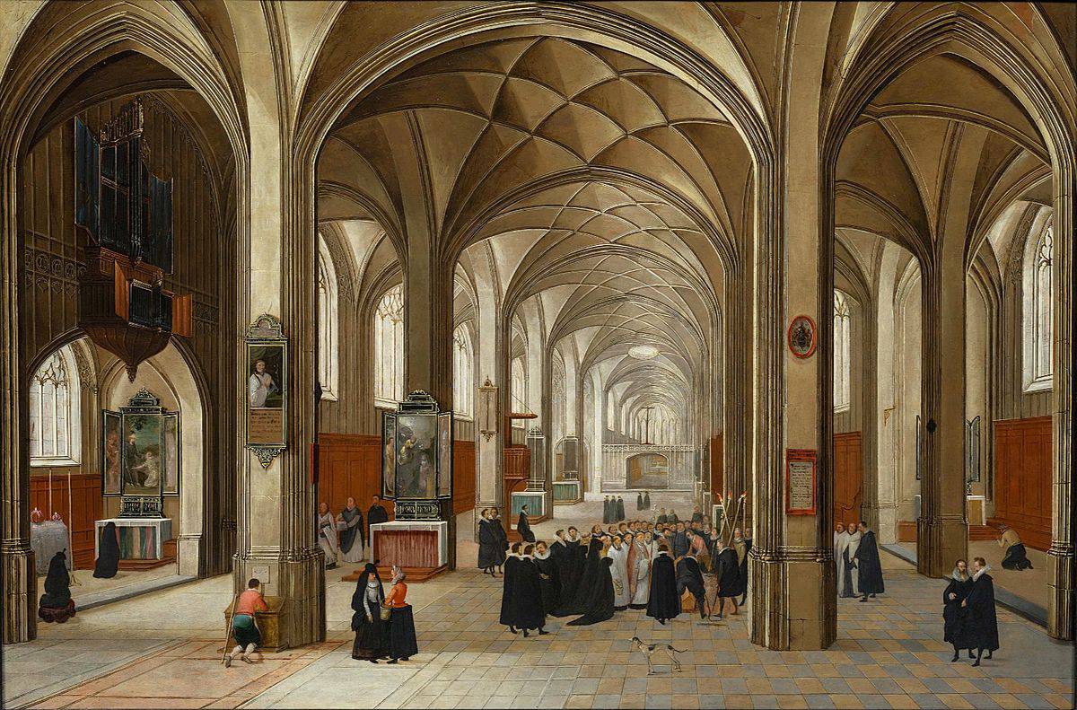 Interior of a Gothic Church - Pieter Neefs I