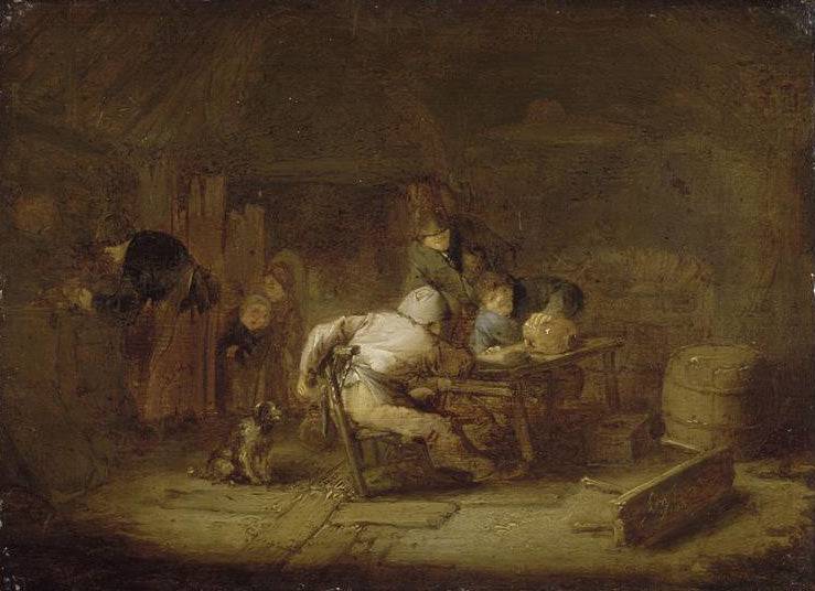 Interior of a Tavern - Adriaen van Ostade