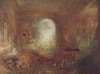 Interior of Petworth House by J.M.W. Turner — hand-painted abstract oil painting reproduction on canvas