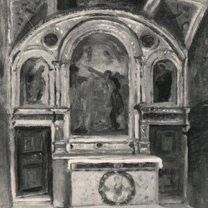 Interior of the chapel of the Cambio in Perugia