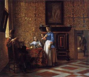 Interior with Figures - Pieter de Hooch