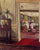 Interior with Woman in Pink in entryway