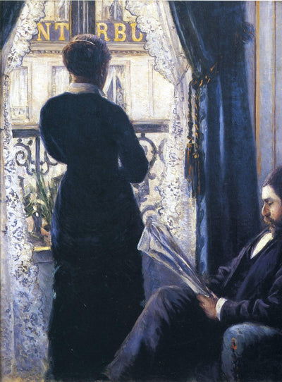 Interior, Woman at the Window in bedroom