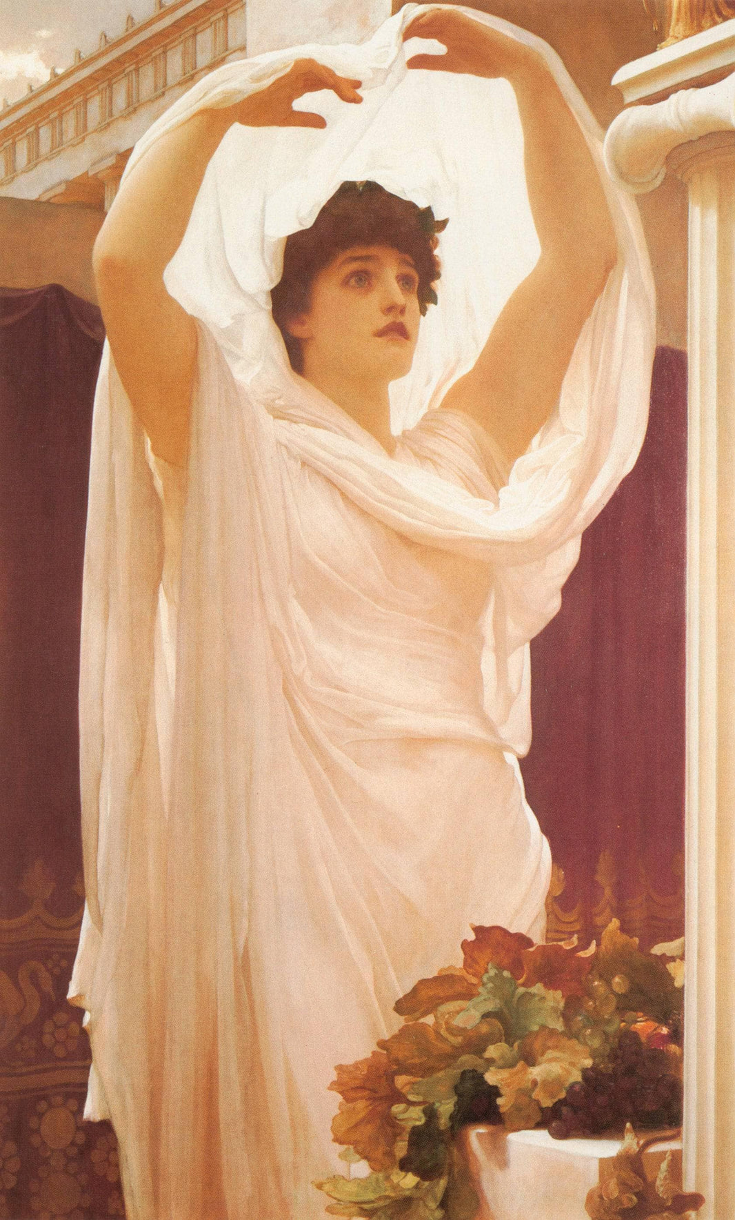 Invocation by Frederic Leighton — hand-painted portrait oil painting reproduction on canvas