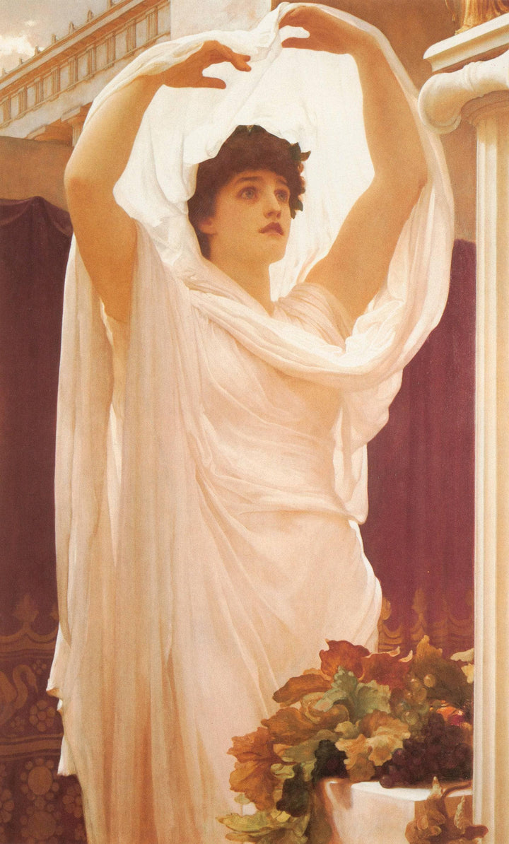 Invocation by Frederic Leighton — hand-painted portrait oil painting reproduction on canvas