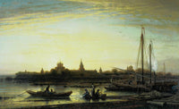 Ipatyev Monastery near Kostroma by Alexey Bogolyubov — hand-painted landscape oil painting reproduction on canvas