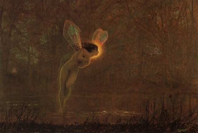 Iris - John Atkinson Grimshaw