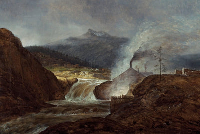 Iron hammer in Sweden by Christian Ezdorf — oil painting reproduction