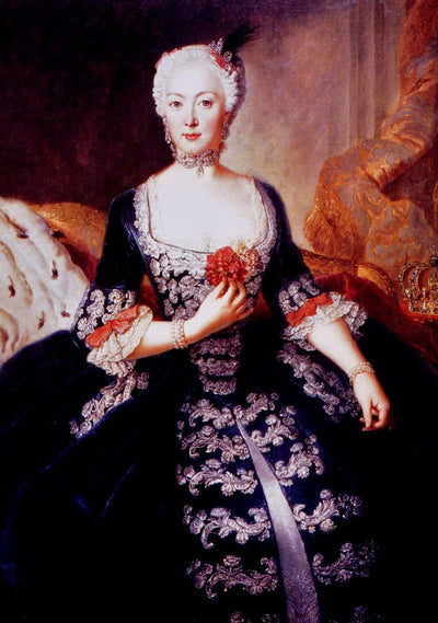 Isabel Cristina de Brunswick-Wolfenbüttel by Antoine Pesne — oil painting reproduction