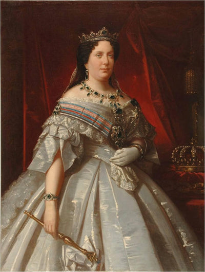 Isabel Ii De España by Luis de Madrazo y Kuntz — oil painting reproduction